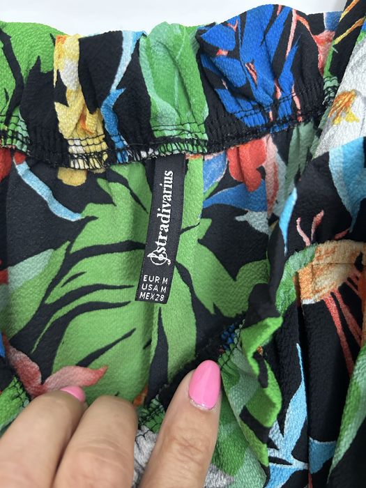 Conjunto blusa stradivarrius M e calças novas em polipele kiabi M