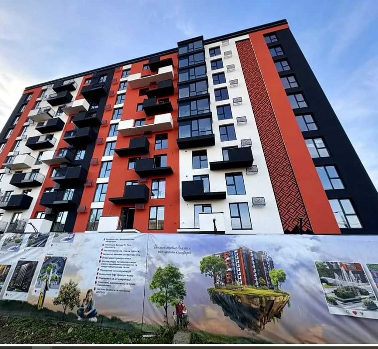 Однокімнатна квартира Центр 45 м2 індивідуальне газове опалення