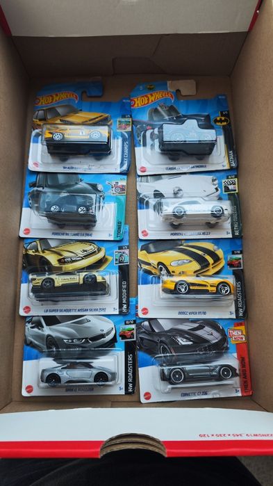 Hot Wheels na Caixa