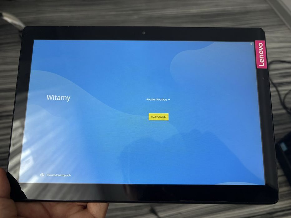 OKAZJA tablet Lenovo tabM10 HD TB‑X505L + karta pamięci