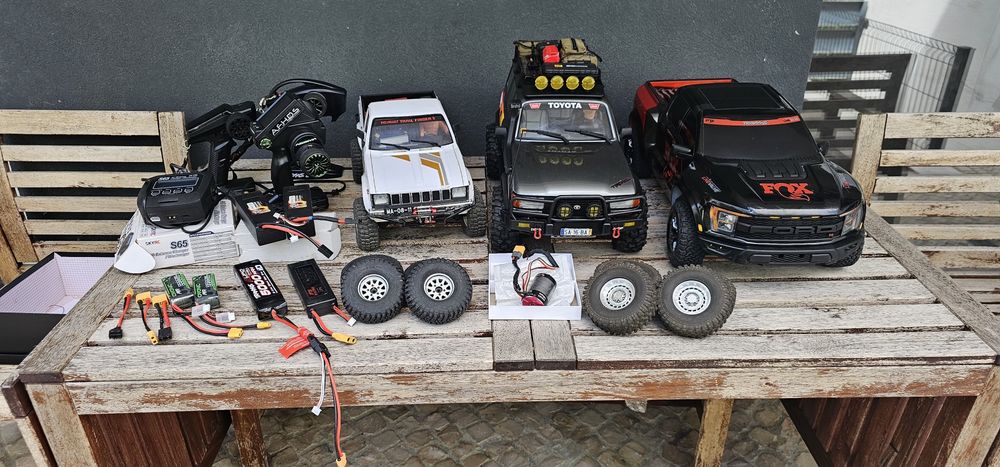 4 RC (RC4wd,  CrossRC,  FMS e Traxxas))