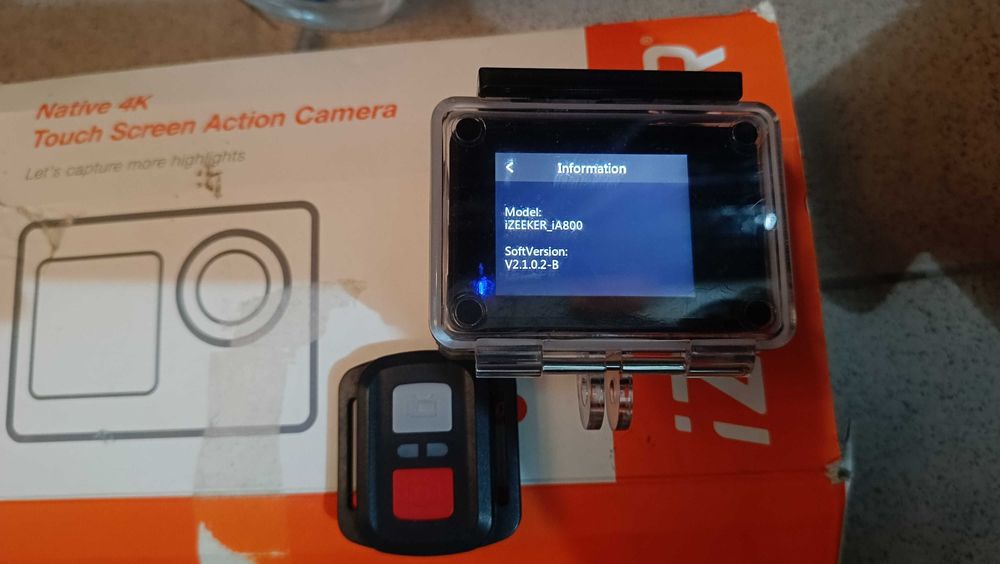 kamera go pro iZEEKER iA800 Kamera sportowa 4K60FPS 24 MP WiFi 40 m