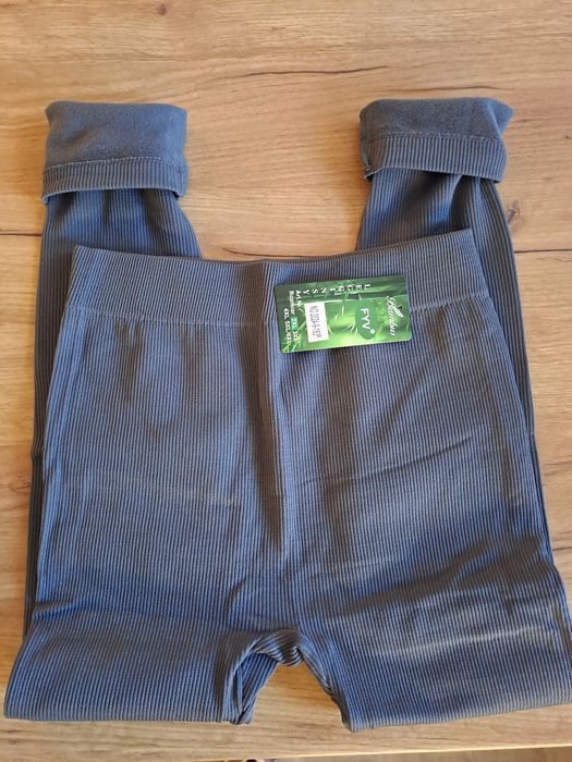 Nowe Leginsy ocieplane term ciepłe  2 XL 3XL 4XL 5/6 XL kolory prążki
