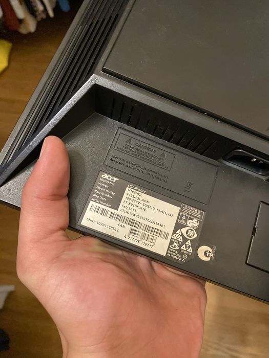 Монитор Acer V193HQV 19” (LED, VGA)