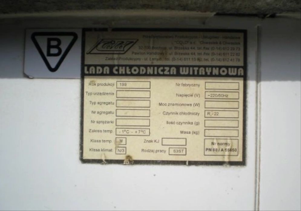 Witryna chłodnicza