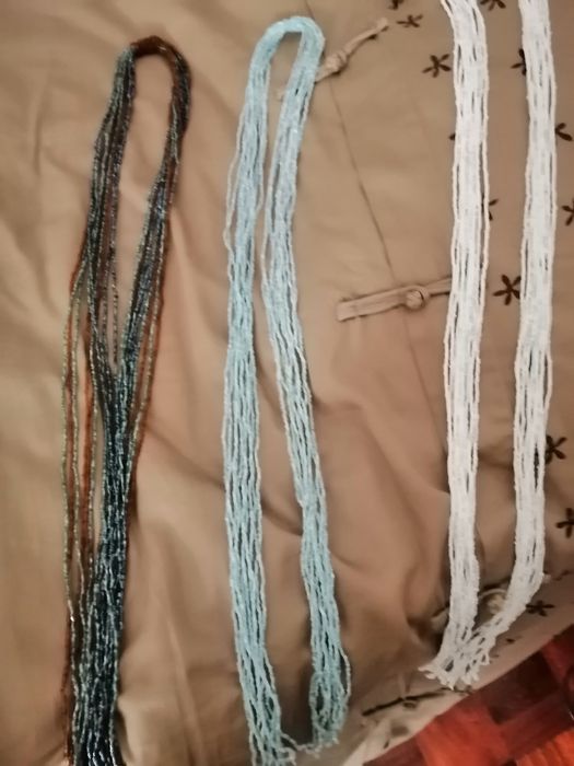 Missangas em fieiras