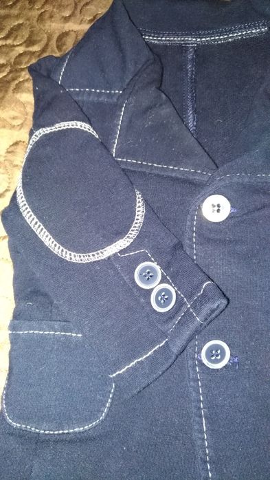 Eleganckie ubranie komplet garnitur do chrztu dla chłopca rozm. 62-68.