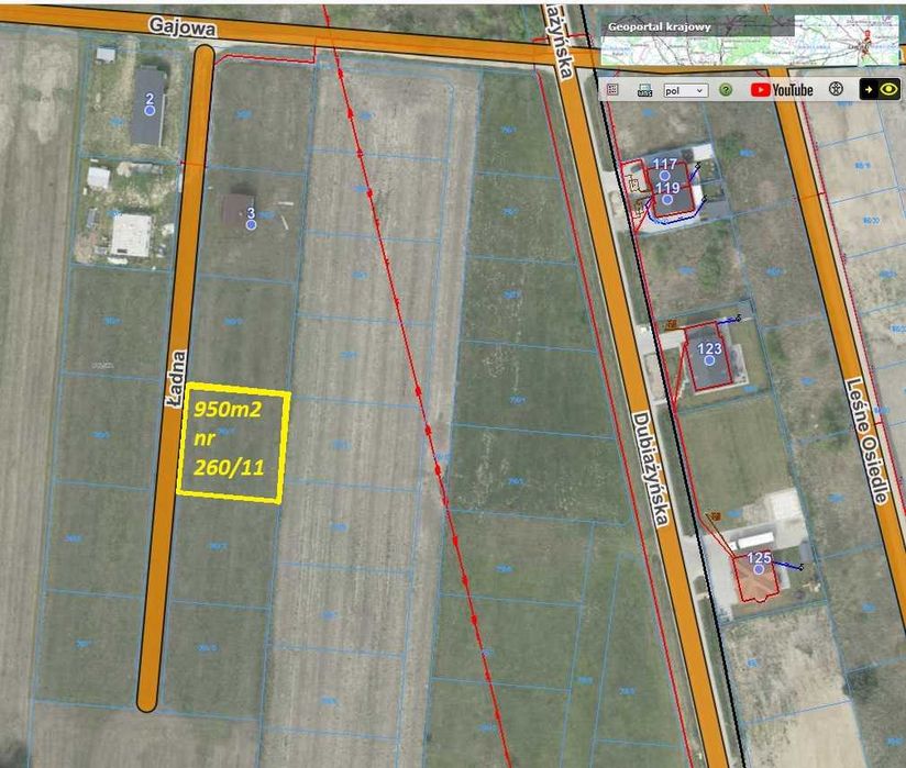 Działka 950m2 Bielsk Podlaski, warunki zabudowy, Gajowa/Dubiażyńska