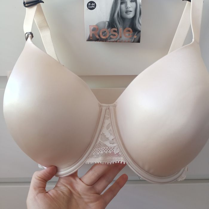 Usztywniany biustonosz, 80 G, kolor szampański