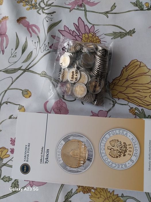 Saszetka bankowa monety 5 zł