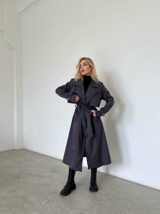 Тренч плащ жіночий весняний/Тренч плащ женский весна длинный мод 425