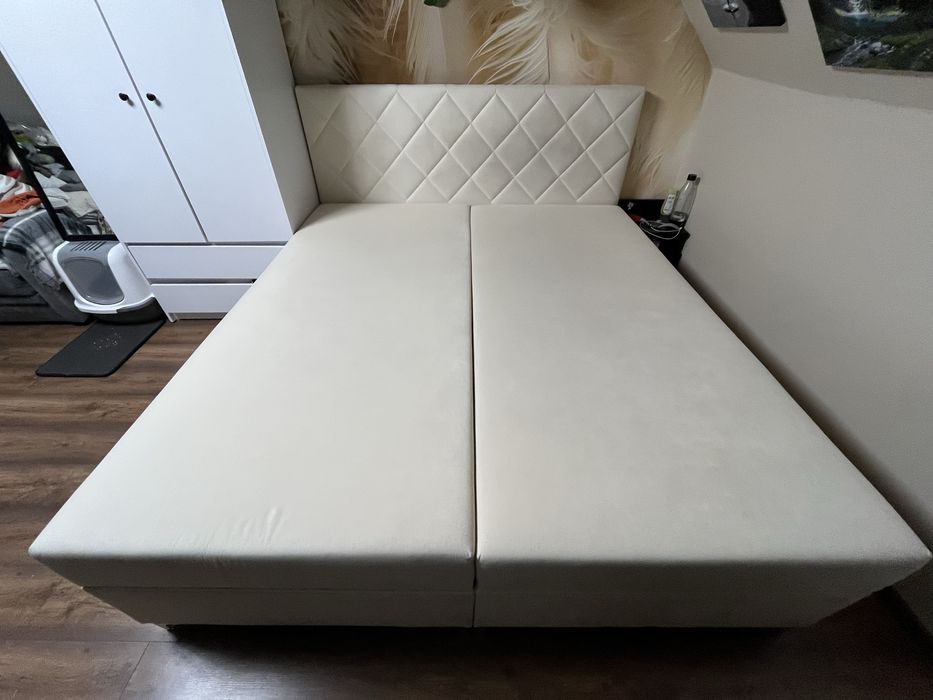 Łóżko kontynentalne MEDIOLAN IV 180x200 tapicerowane