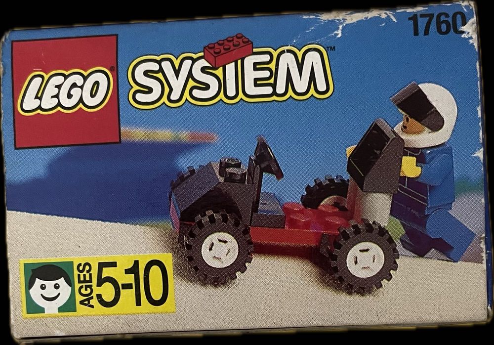 Lego vintage novo em caixa sem uso kart