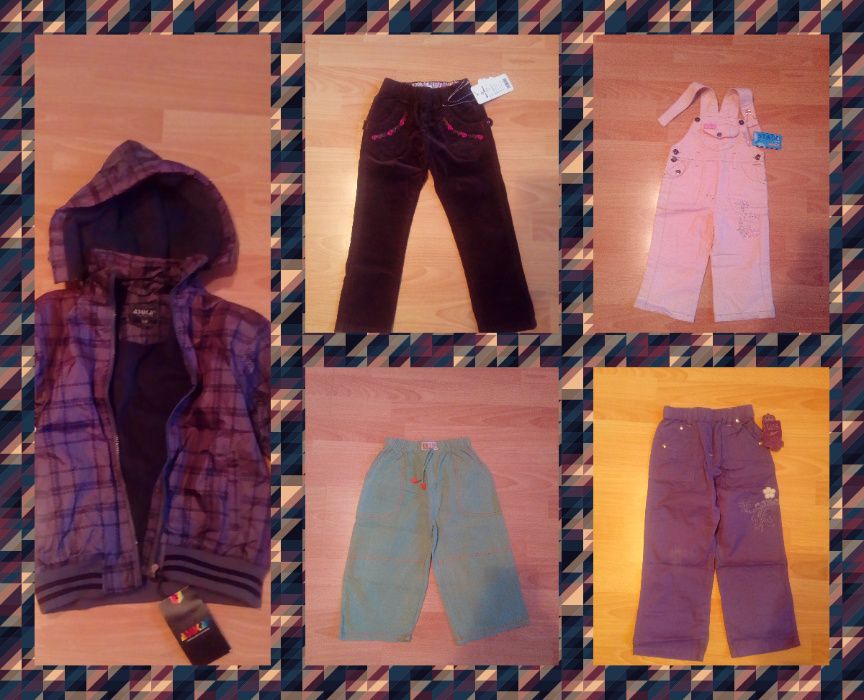 Ubranka dla dzieci różne rozmiary 3 zł/szt