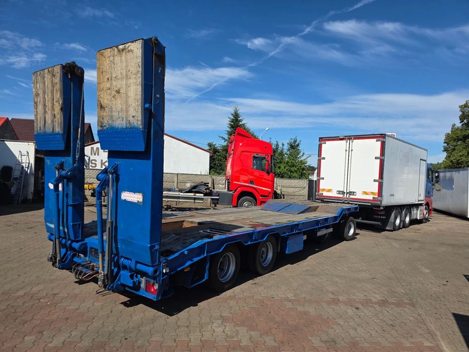 Goldhofer przyczepa  niskopodwozie * 4 osie , hydraulika  przyczepa niskopodwozie