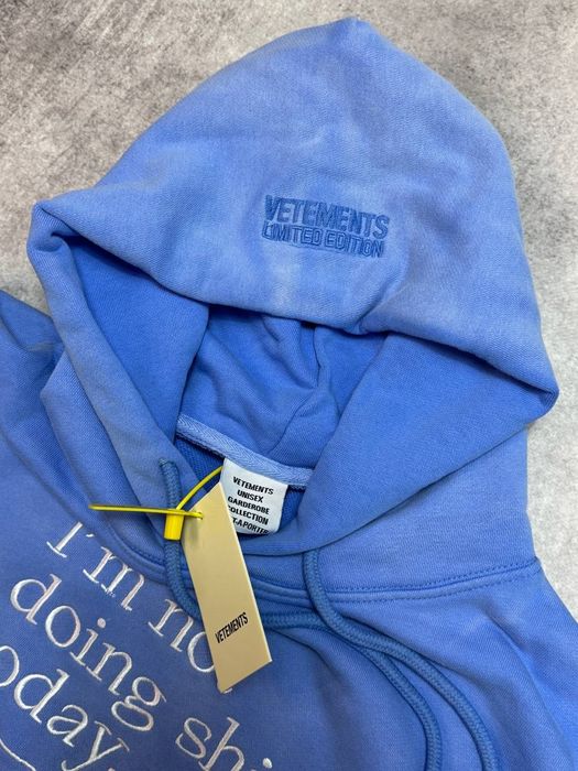 Худі Vetements Blue