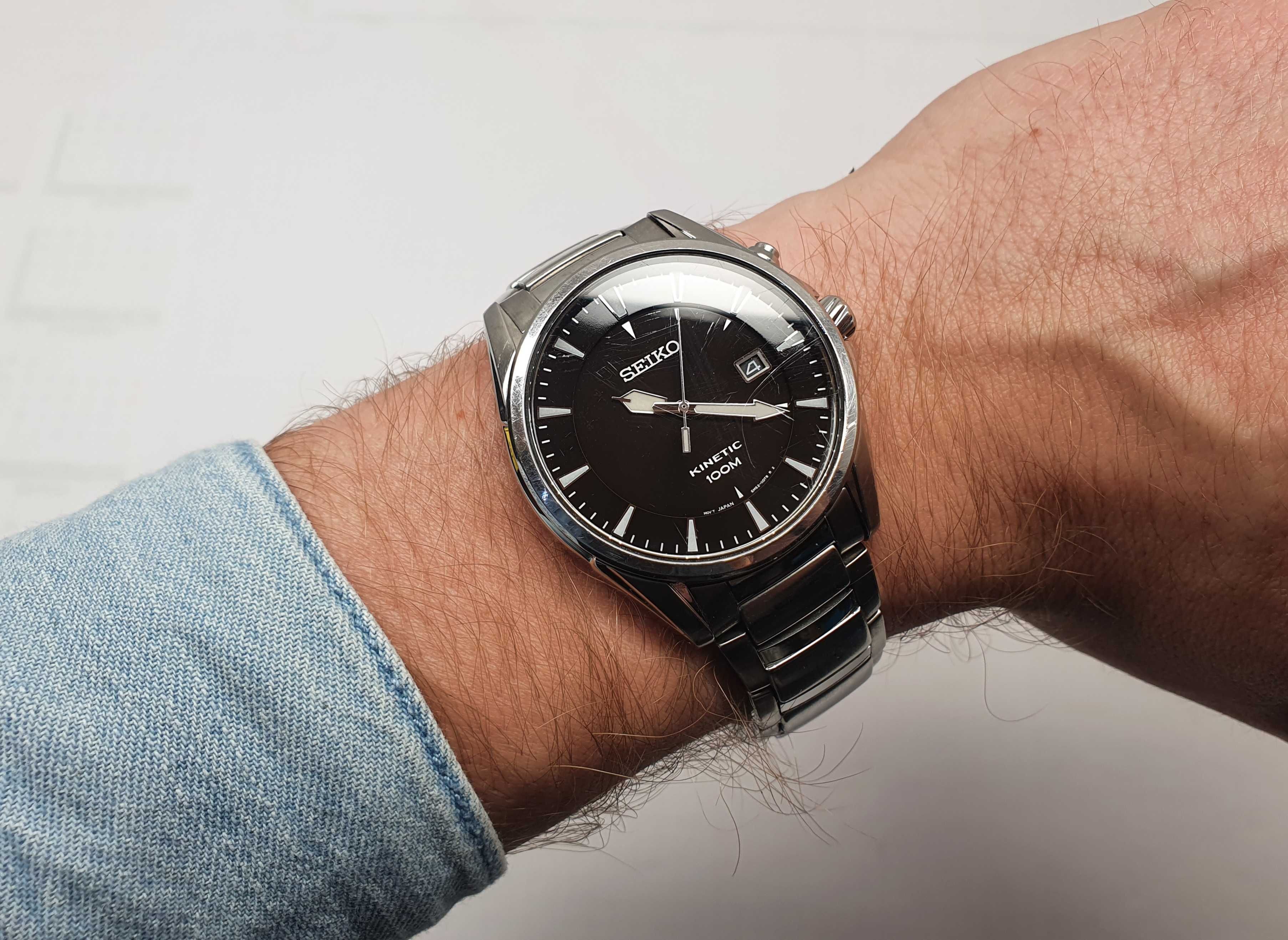 Zegarek kinetyczny SEIKO 5M62-0DB0, Lombard Jasło Czackiego Jasło • 