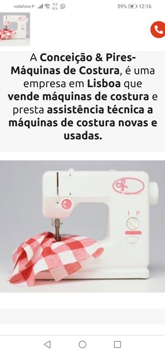 Reparaçao Máquinas de Costura