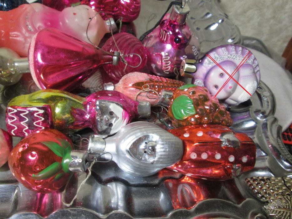 Винтажные ёлочные игрушки ссср торшер лампа, лягушка