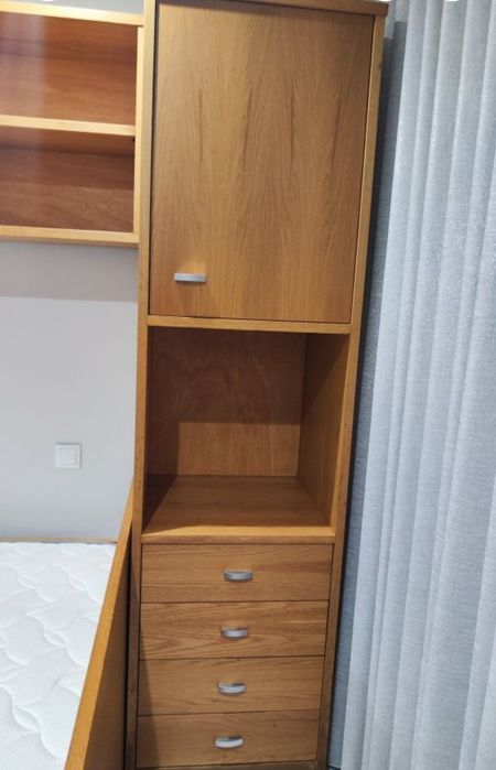 Estúdio com cama de casal