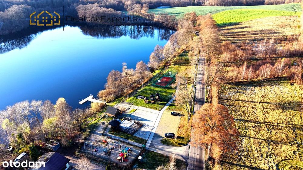 Duża działka usługowa z widokiem na jezioro