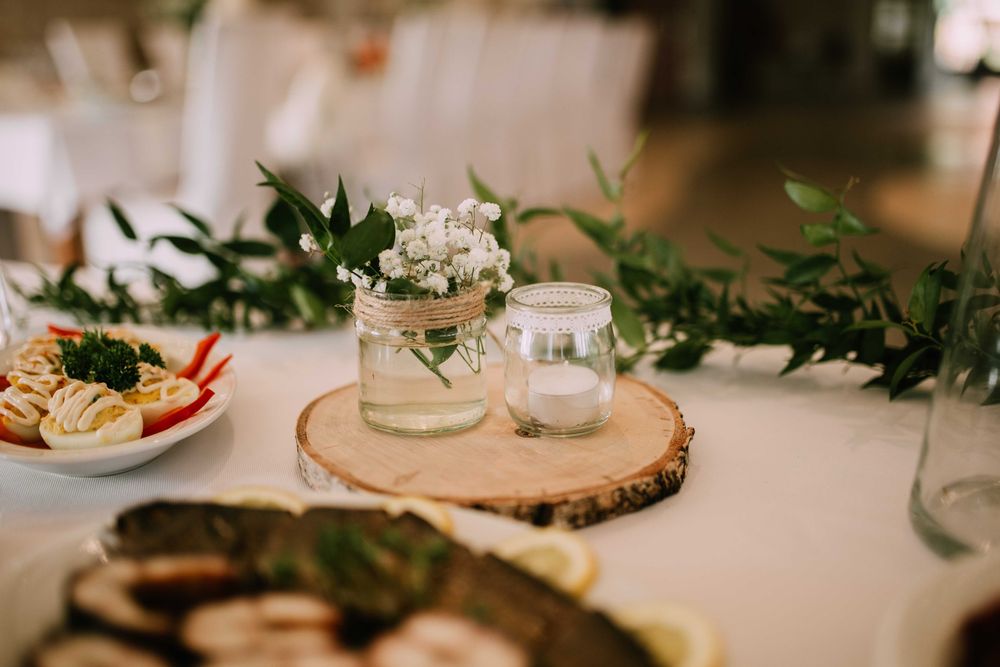 Dekoracje ślubne rustykalne