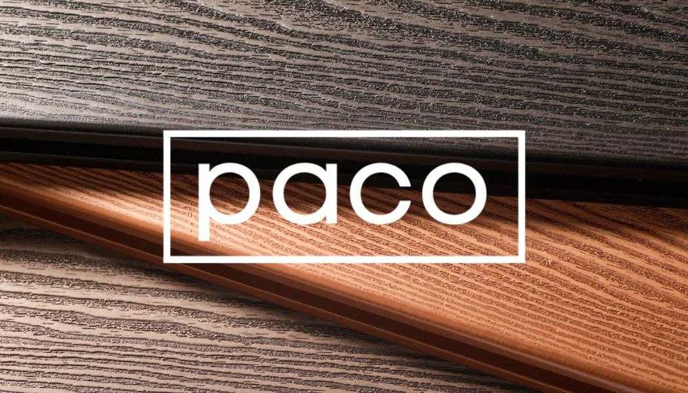deska tarasowa kompozytowa PACO RYFL i 3D grafit orzech teak 2,2m mb