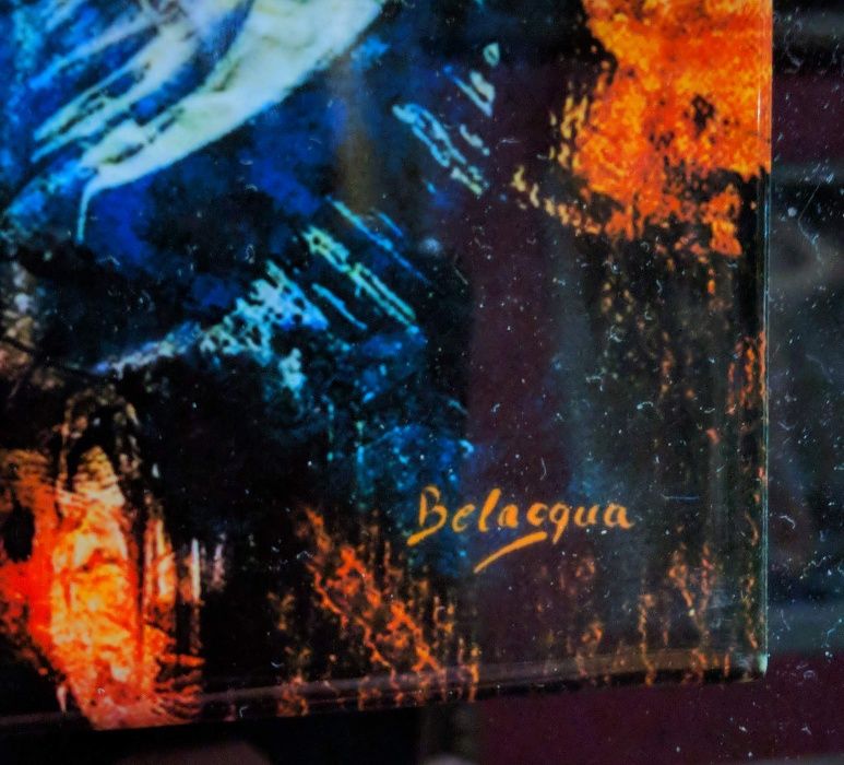 Moldura Azulejo Fernando Pessoa - Santiago Belacqua