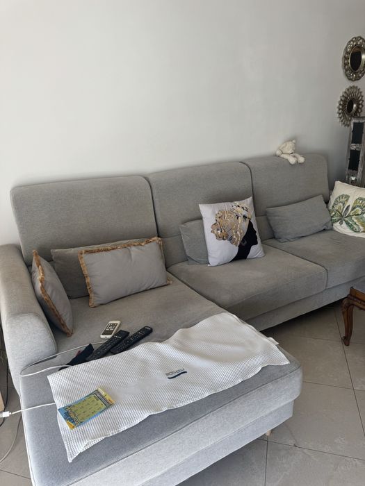 Sofá 3 lugares c/chaise longue