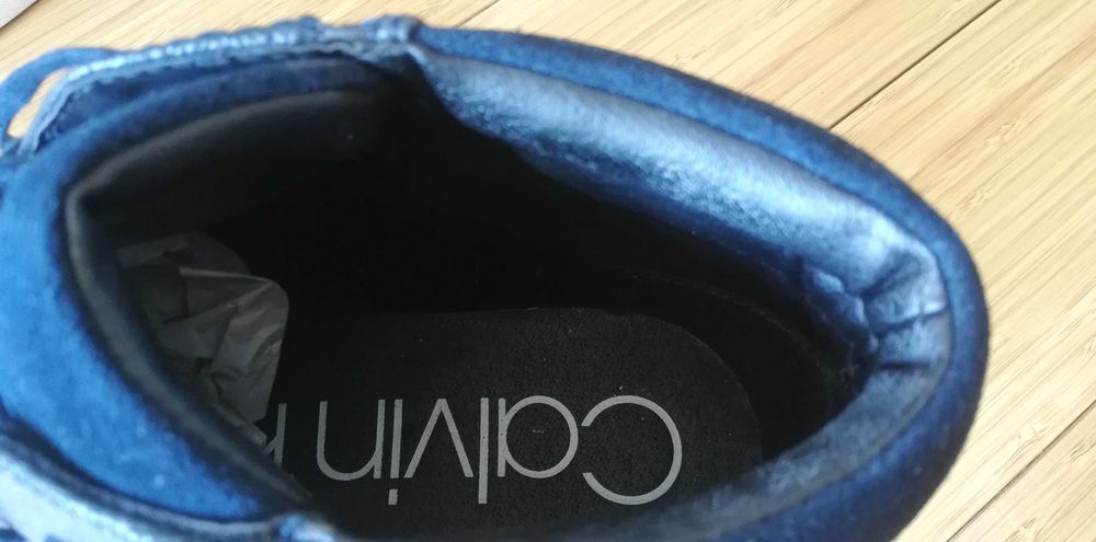 Calvin Klein sneakersy trampki skóra oryginał wysokie R 41.