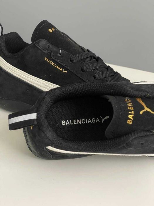 Кросівки Puma Speedcat Suede Balenciaga In Black premium | Кроссовки жіночі