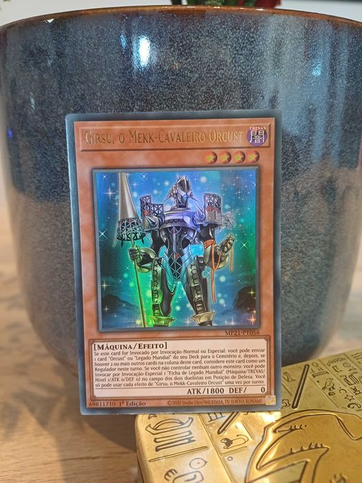 Carta Yu-Gi-Oh! - Girsu, o Mekk-Cavaleiro Orcust - 1ª Edição