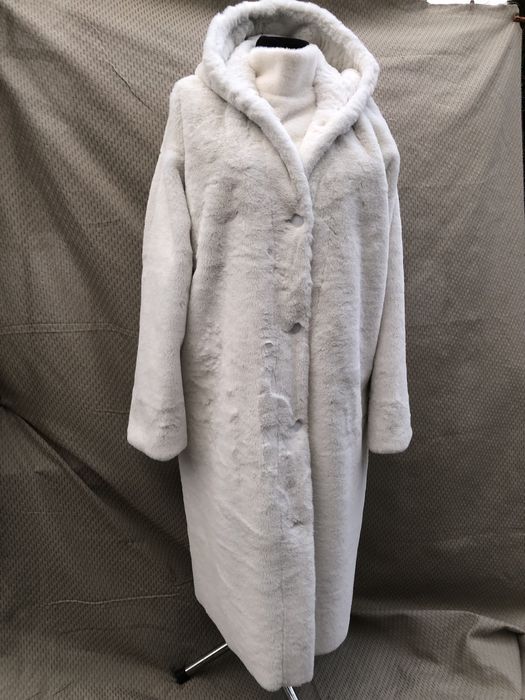 Шубка штучна кролик високий зріст батал