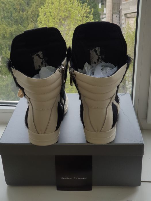 Rick Owens Geobasket pony hair 42