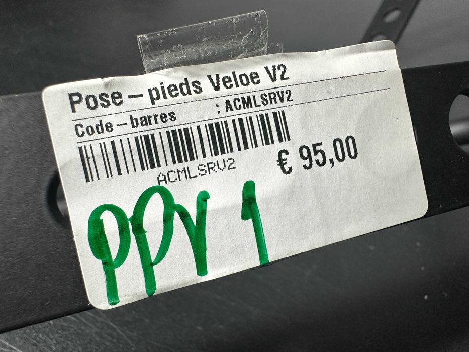 Podnóżki pasażera Veloe V2 (Pose-pieds Veloe)