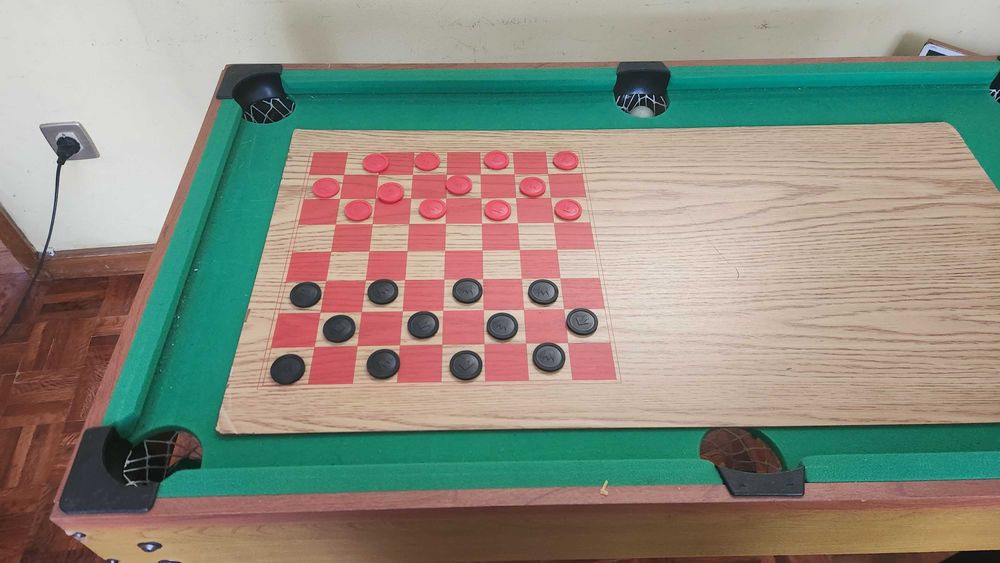 Mesa Multijogos (Matrecos, Bilhar, Ping-Pong, Hockey e mais!)