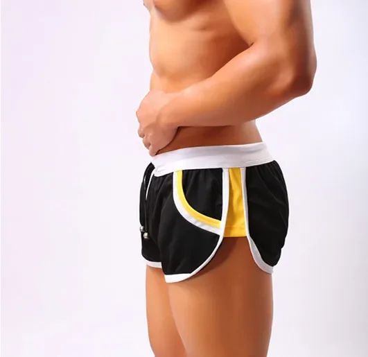 Męskie Kąpielówki Szorty z Kieszeniami Siateczkowe Spodenki - XL