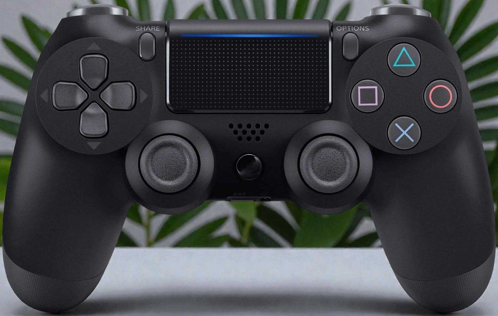 Контроллер геймпад DUAL SHOCK 4 V2 чорний PS4 ПК, Bluetooth вібро USB