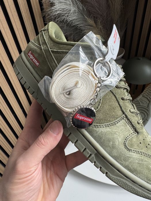 Nike SB Dunk Low x Supreme Khaki