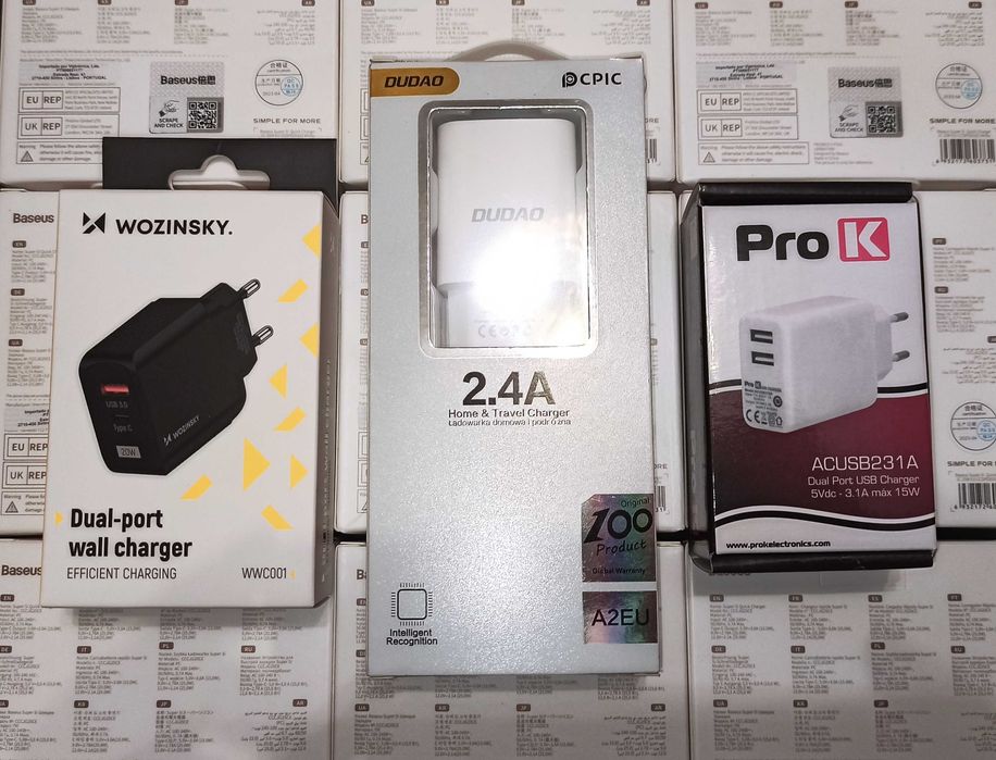 Baseus 9-Piece 25W USB-C Charger Bundle – New and Sealed64168936790786124