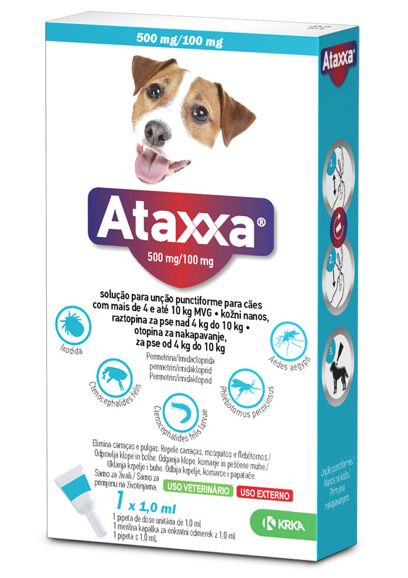 Ataxxa pipetas para cão