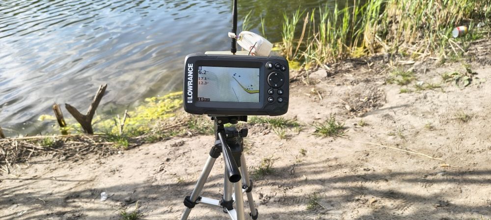 Echosonda lowrance hook 4x bezprzewodowa do łódki zanetowej