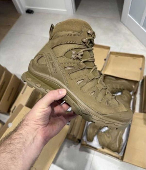 ОРИГИНАЛ 100% salomon forces 2 quest 4d новые ботинки 44 размер берцы кайот керичневый песок