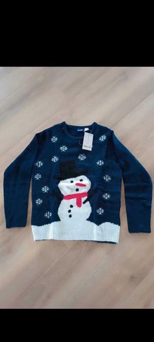 Świąteczny chłopięcy sweterek 122/128