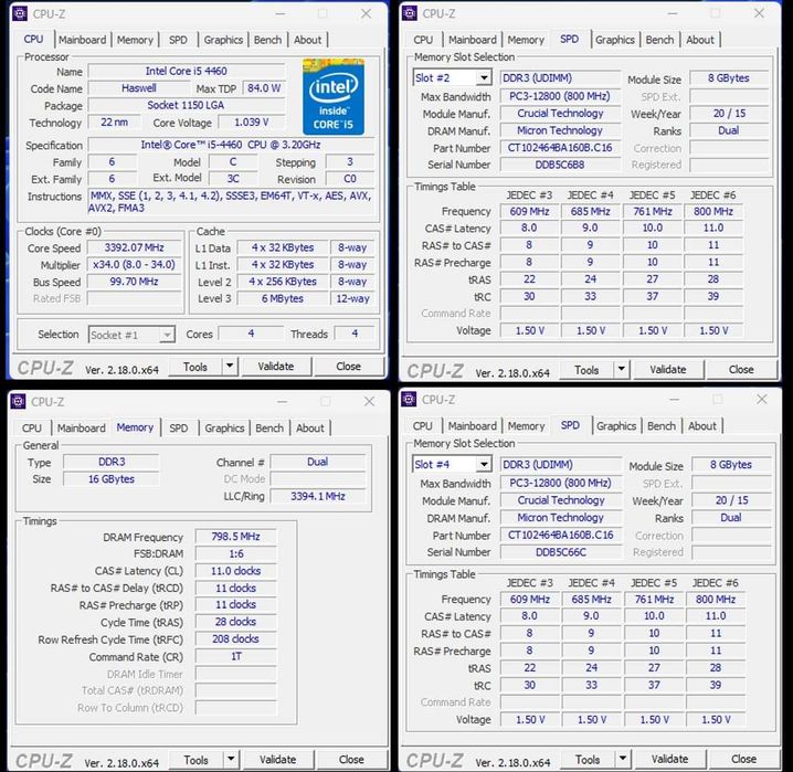 Computador Desktop Intel I5 - 16GB Memória - 2,5TB em Discos - DVD-RW