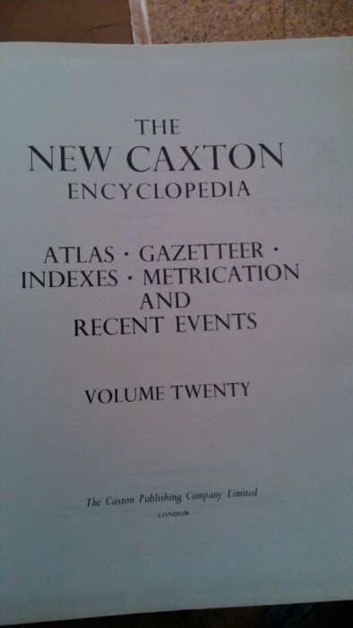 Encyclopédia The New Caxton.