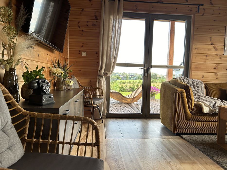 Domek na wynajem, balia, sauna, prywatne jakuzzi, na wyłaczność