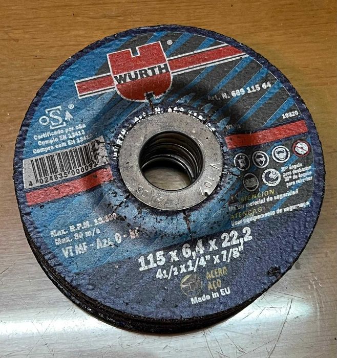 Conjunto de Discos de Corte para Rebarbadora Profissional