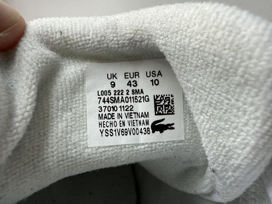 Buty Lacoste rozmiar 43 męskie