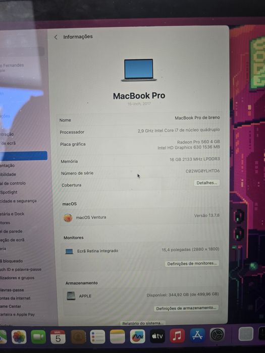 Macbook Pro 2018